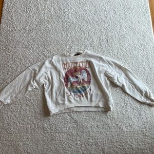 Led Zeppelin Cropped Crewneck